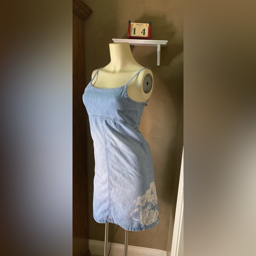 H&M L.O.G.G. Vintage denim minidress Youth size US 11-12